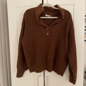 Brown sweater size small